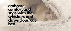 Embrace Comfort and Style with the Whiskers and Claws Cloud Cat Bed