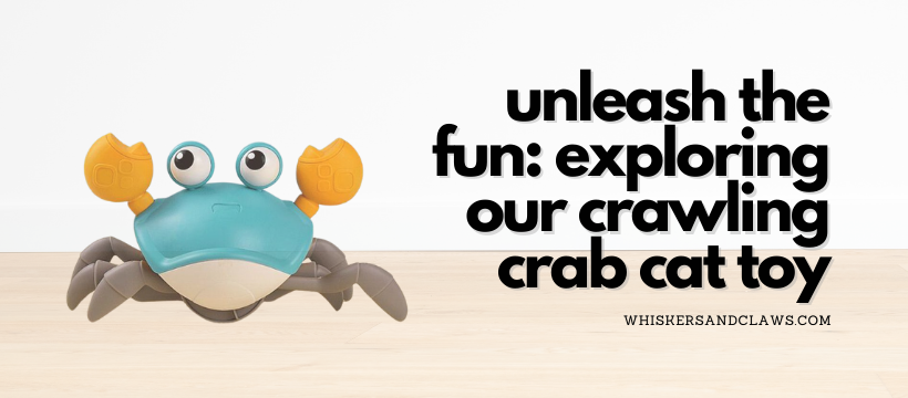 Unleash the Fun: Exploring Our Crawling Crab Cat Toy