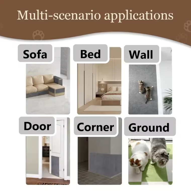 Multifunctional Cat Scratching Carpet